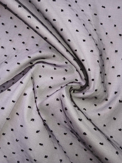 Organza Marble - Black - 59" Wide - Sold By The Metre