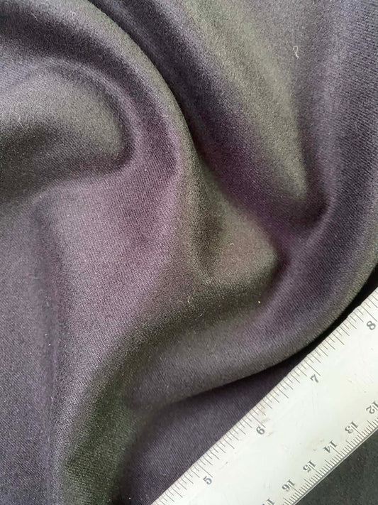 Poly Suiting Modal - Black - 58"Wide - Sold By The Metre