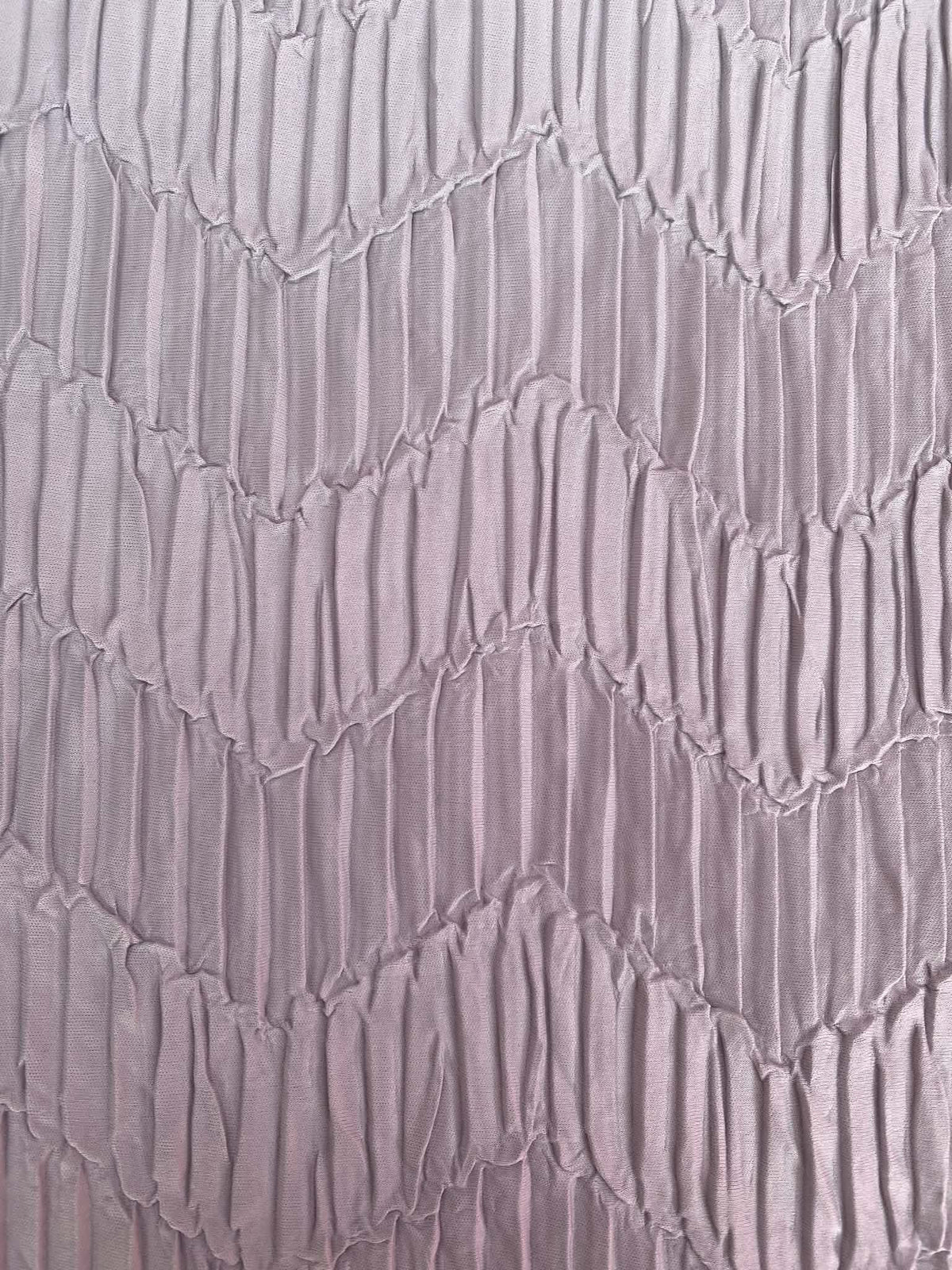 Chevron Pleated Stretch Polyester Fabric - 68" Wide, £3.99 per Metre