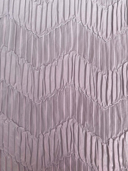 Chevron Pleated Stretch Polyester Fabric - 68" Wide, £3.99 per Metre