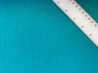 Premium Linen & Cotton Blend Fabric - Turquoise - 57" Wide - Breathable Dressmaking Fabric