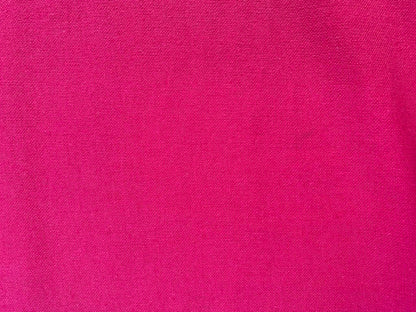 Premium Linen & Cotton Blend Fabric - Hot Pink - 57" Wide - Breathable Dressmaking Fabric