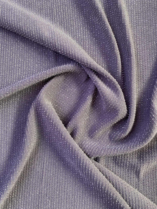 Knitted Moonlight - Grey/Silver - 60"Wide - Sold By The Metre