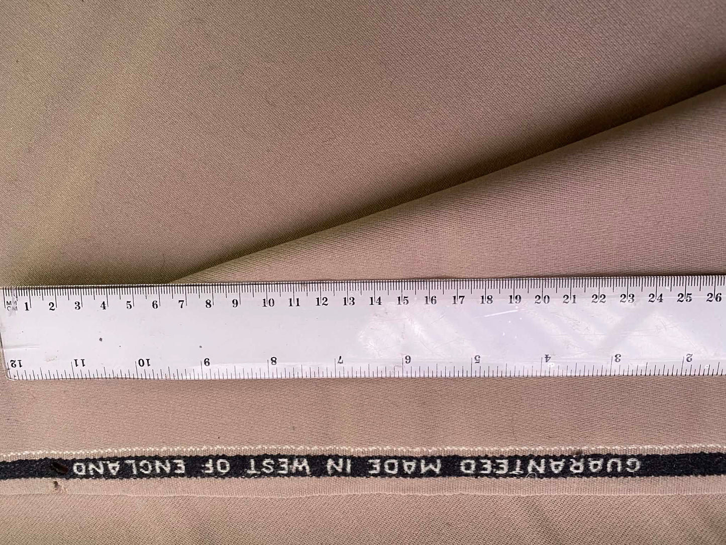 100% Wool Fabric - Camel - 30" Wide - Traditional Tailoring & Heritage Quality - £5.99/m