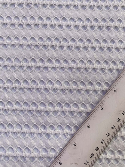 Lattice Stretch Fabric - 100% Polyester - 59" Wide
