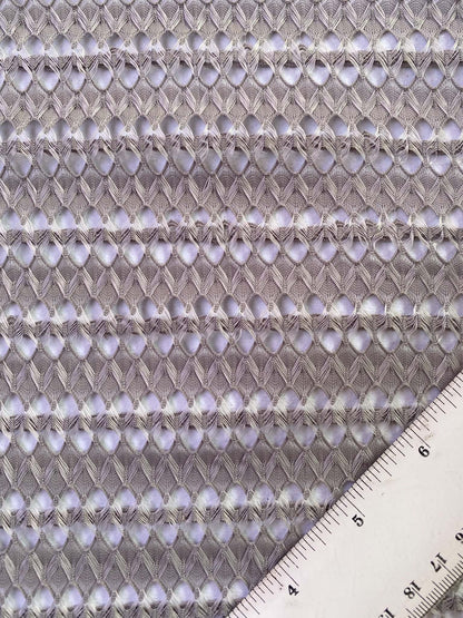 Lattice Stretch Fabric - 100% Polyester - 59" Wide
