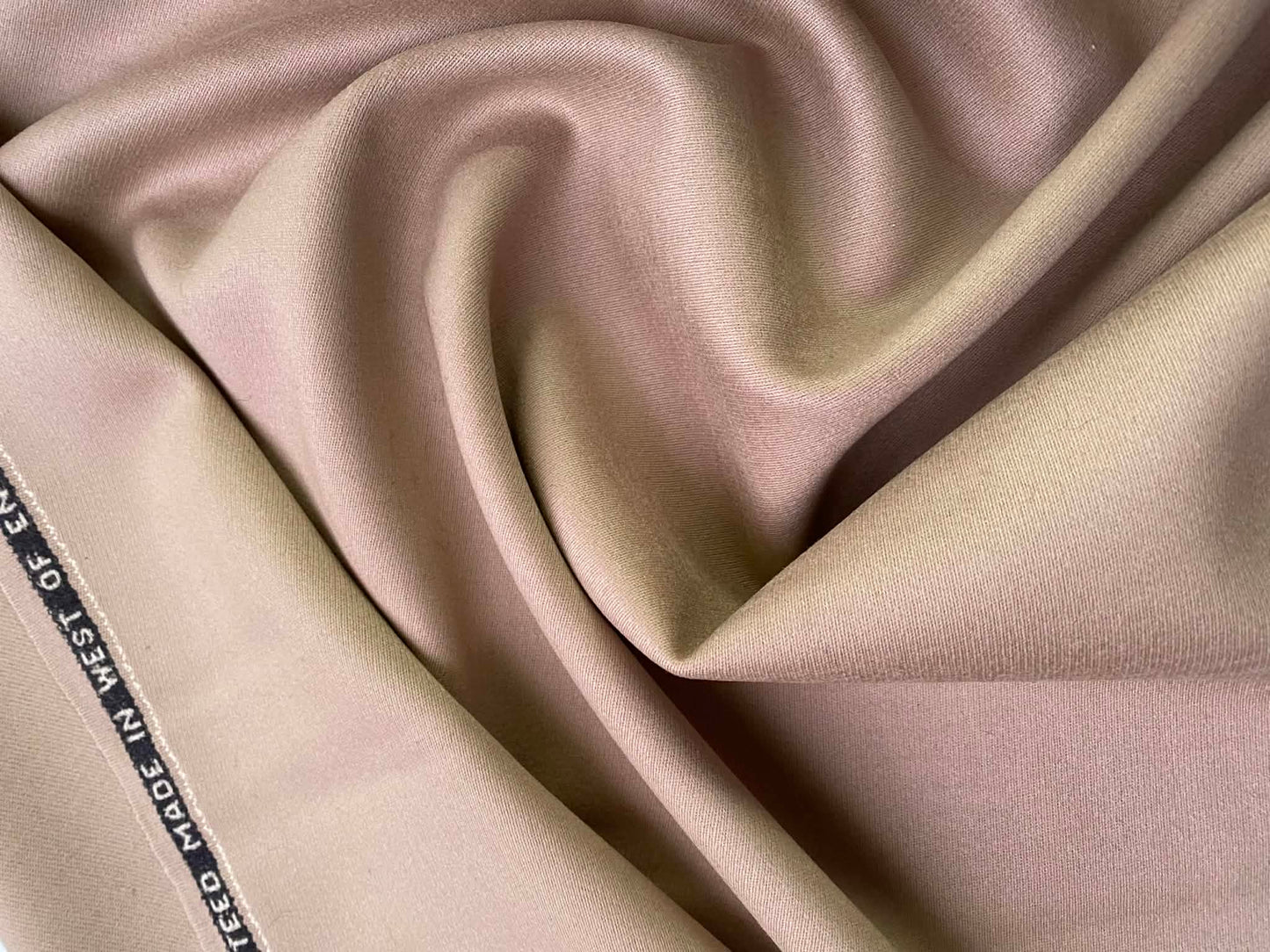 100% Wool Fabric - Camel - 30" Wide - Traditional Tailoring & Heritage Quality - £5.99/m