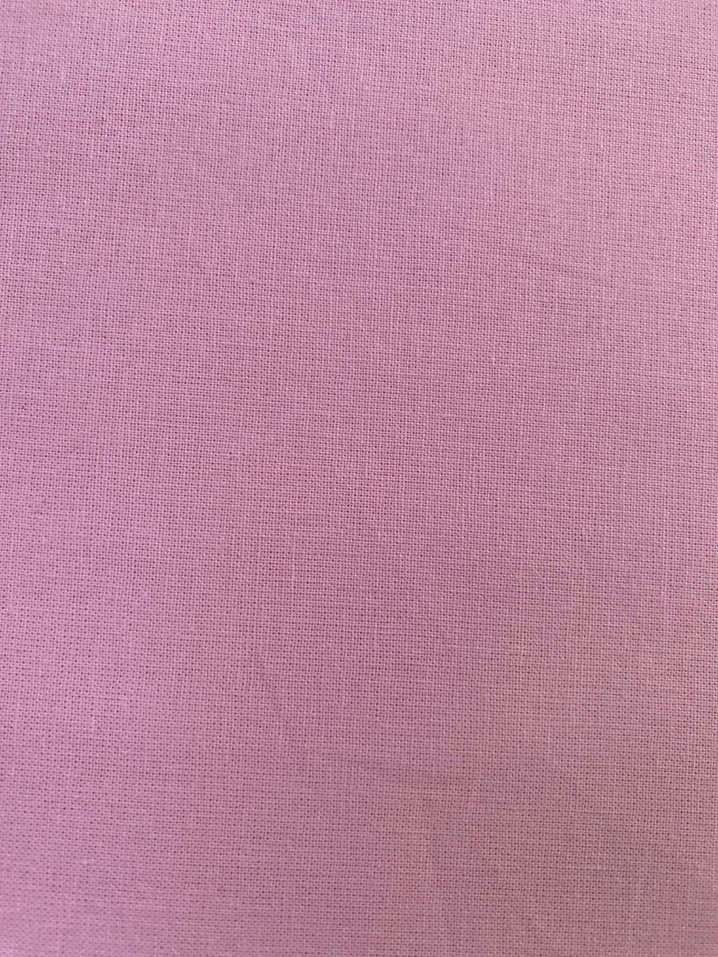 100% Cotton Plain Crafting & Quilting Fabric - 58" Wide - Baby Pink - £4.99/m