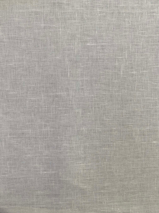 100% Linen - White - 60"Wide - Sold By The Metre