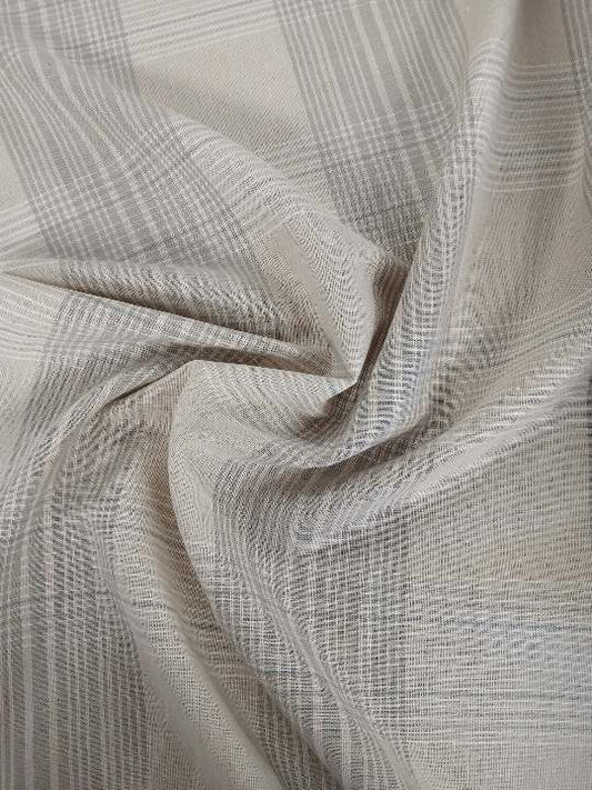 Viscose Linen - Grey/Putty - 56" Wide - Sold By The Metre