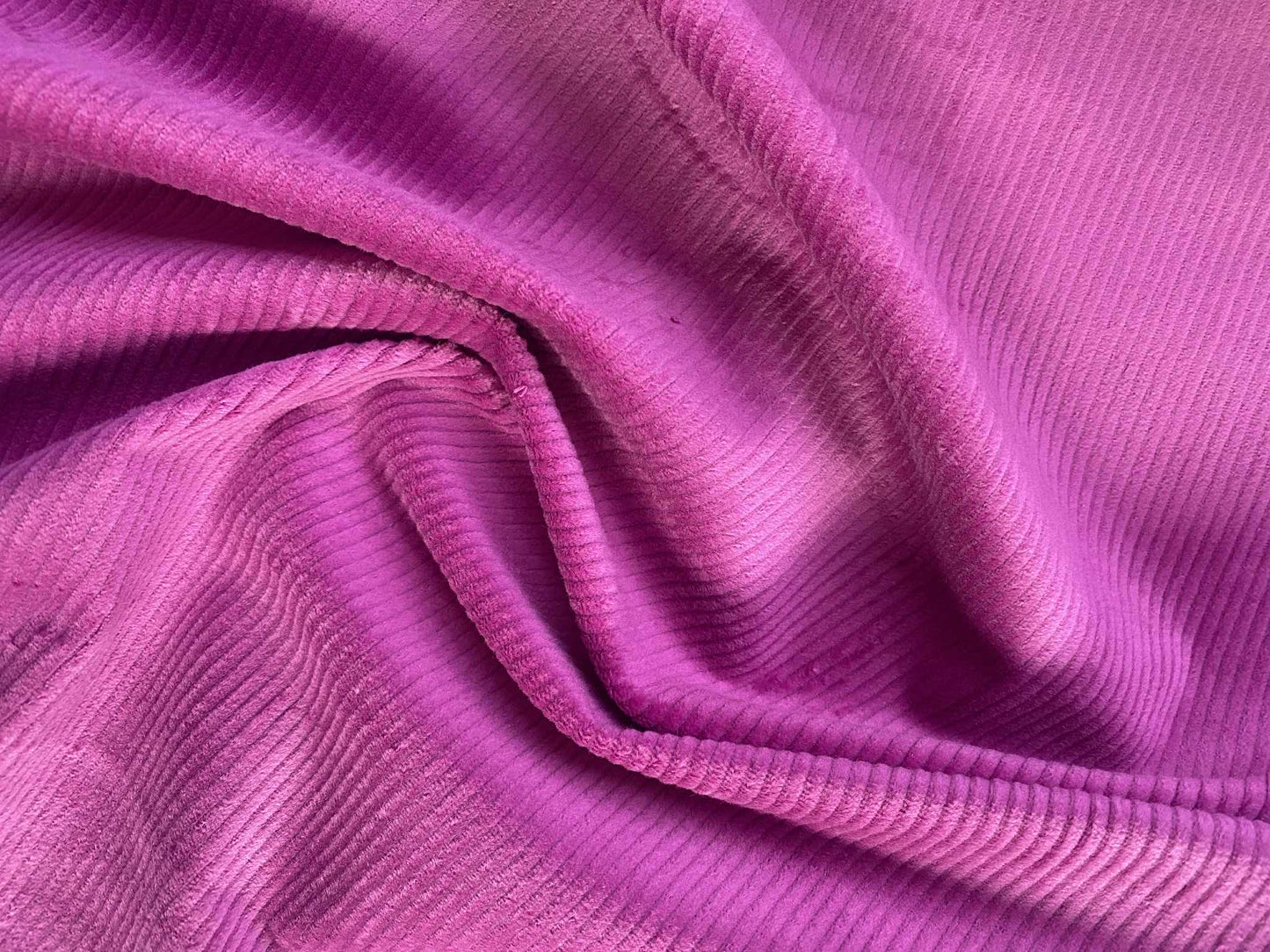 100% Cotton Corduroy - Pink - 57"Wide - Sold By The Metre