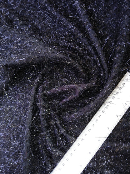River Island Fringe - Black - 57" Wide - Sold By The Metre
