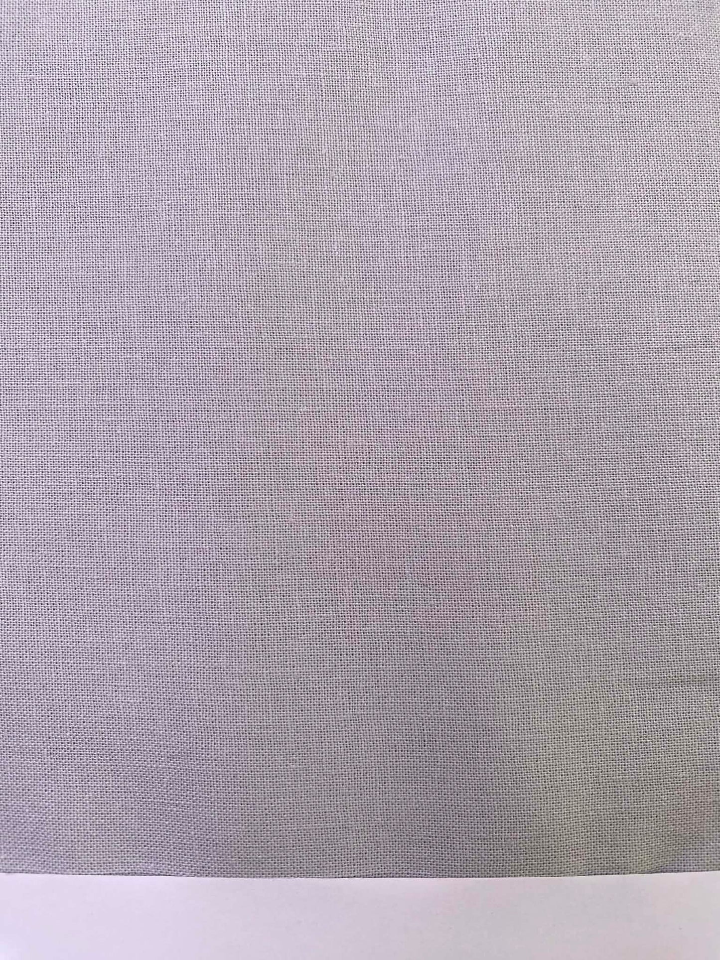 100% Cotton Plain Crafting & Quilting Fabric - 58" Wide - Silver - £4.99/m