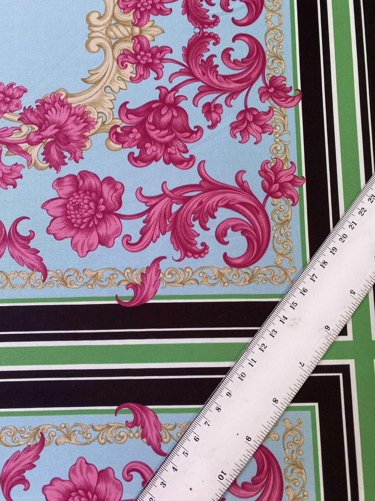 ITY - Blue/Pink/Green/Black - 60"Wide - Sold By The Metre