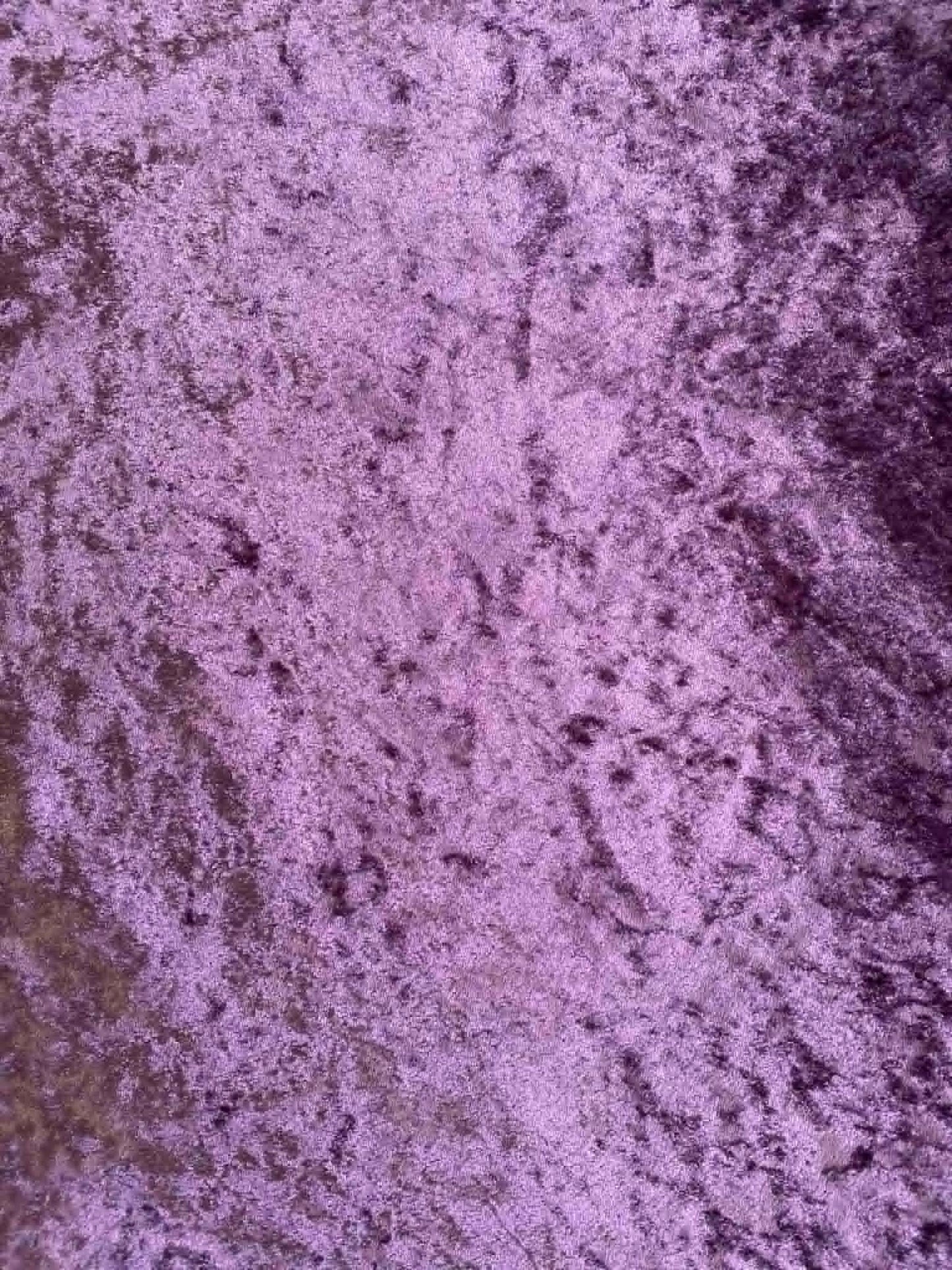 Lilac Purple Heavy Velvet Fabric - 56" Wide - Premium Weight - Soft Sheen - £2.99/m