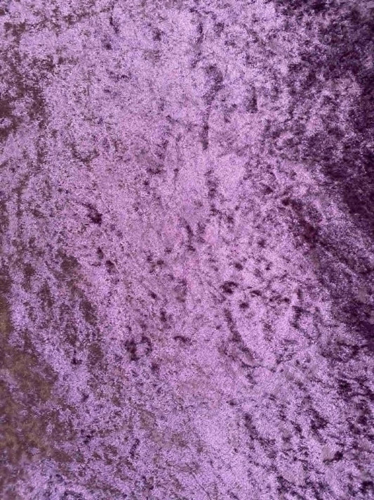Lilac Purple Heavy Velvet Fabric - 56" Wide - Premium Weight - Soft Sheen - £2.99/m