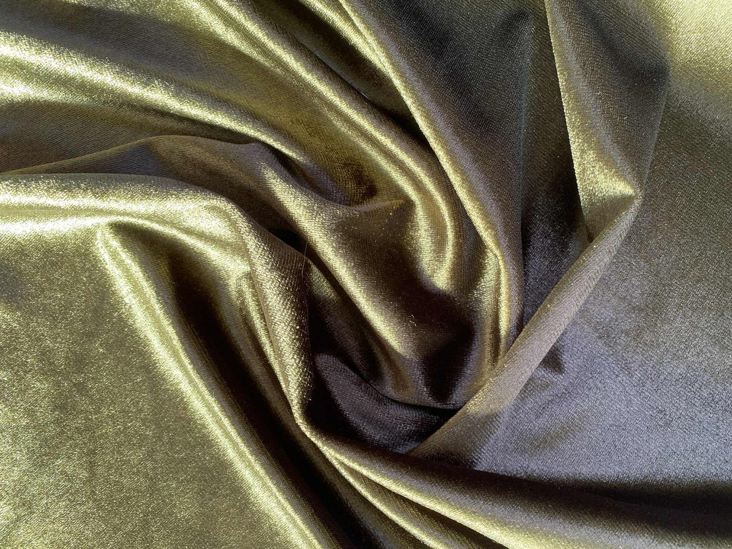 Spandex Velvet - Olive - 59"Wide - Sold By The Metre