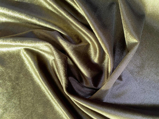 Spandex Velvet - Olive - 59"Wide - Sold By The Metre