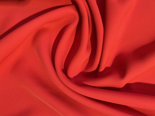 Phase 8 Poly Twill - Red - 57"Wide - Sold By The Metre