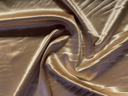 Spandex Velvet - Latte - 59"Wide - Sold By The Metre