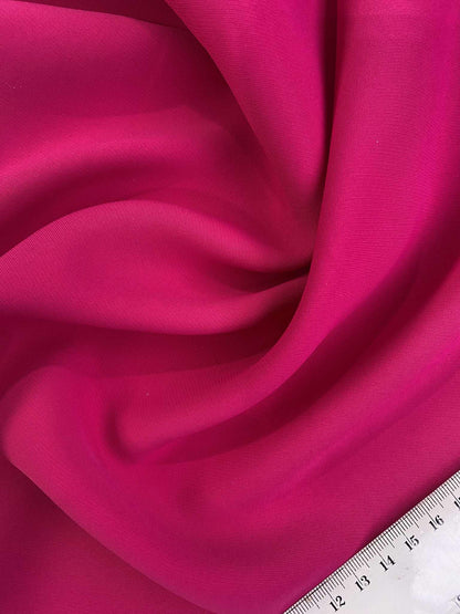 Phase Eight - Satin Twill - Hot Pink - 57"Wide - Sold By The Metre
