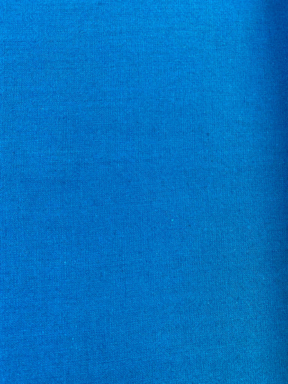 Premium Linen & Cotton Blend Fabric - Blue - 57" Wide - Breathable Dressmaking Fabric