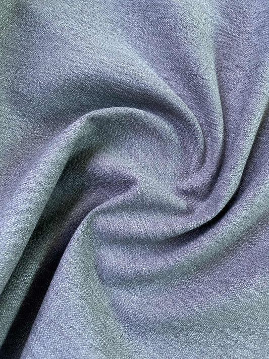 Herringbone Suiting - Grey - 61"Wide - Sold By The Metre
