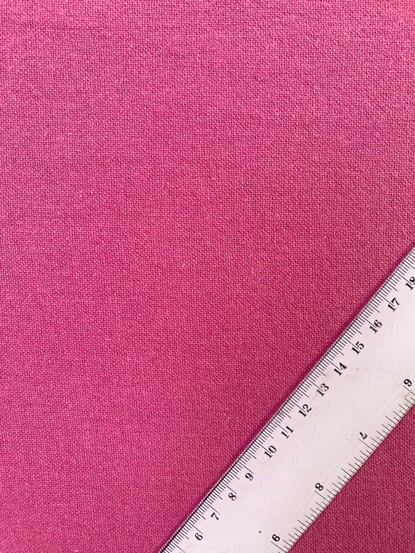 Dusty Pink Cotton Linen Blend Fabric – 57" (145cm) Wide – Non-Stretch
