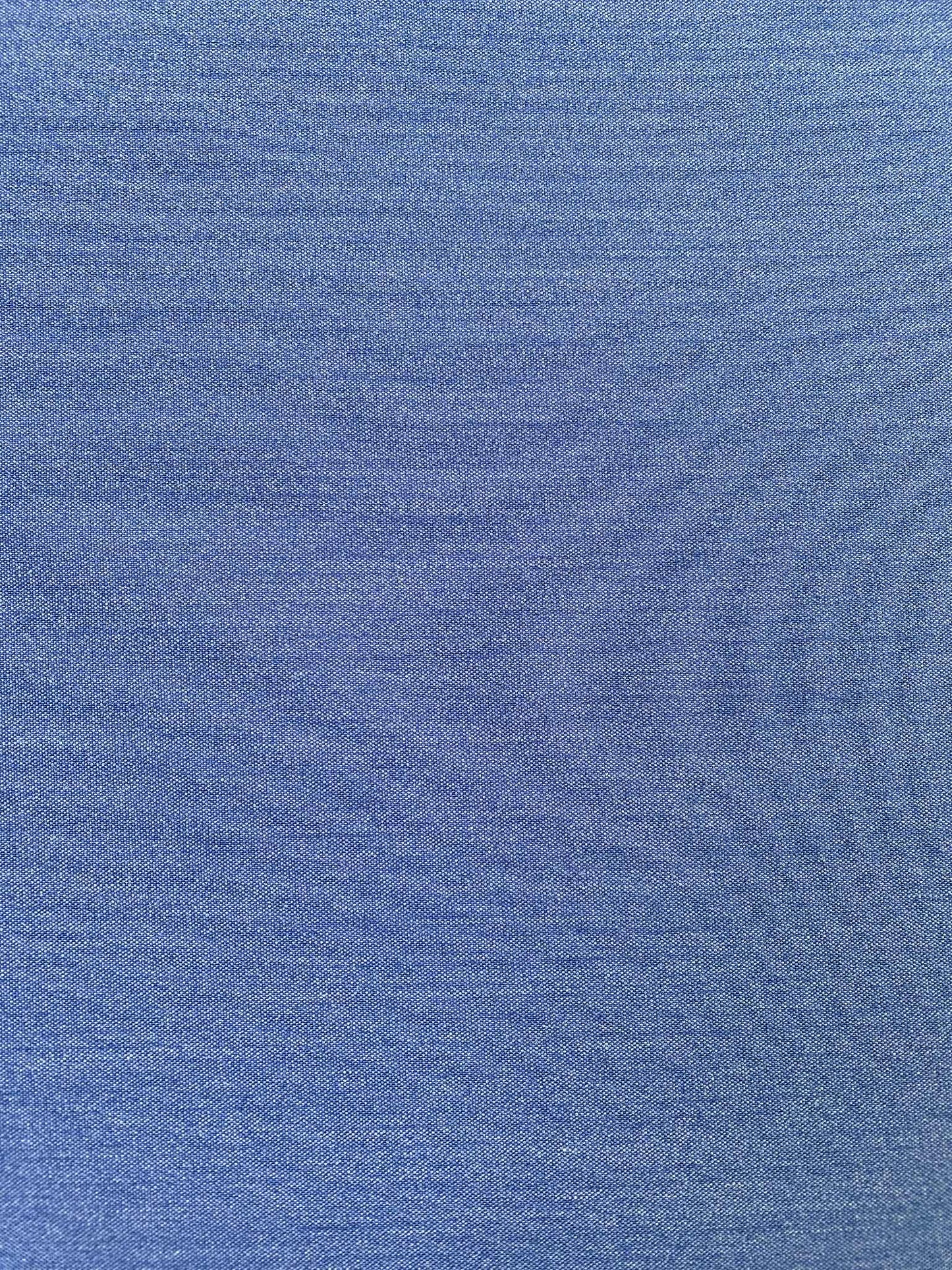 Polyester Chambray - Blue - 58"Wide - Sold By The Metre