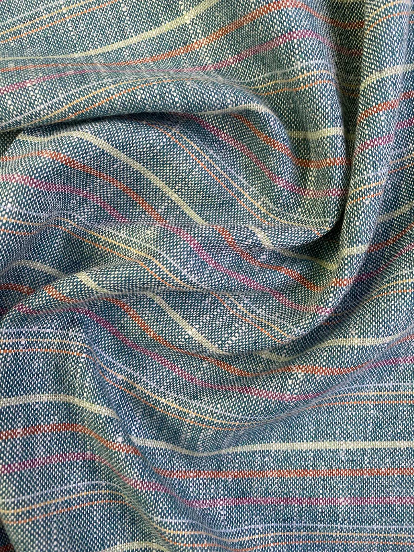 Cotton Linen - Green/Pink/Orange/White/Yellow - 60"Wide - Sold By The Metre