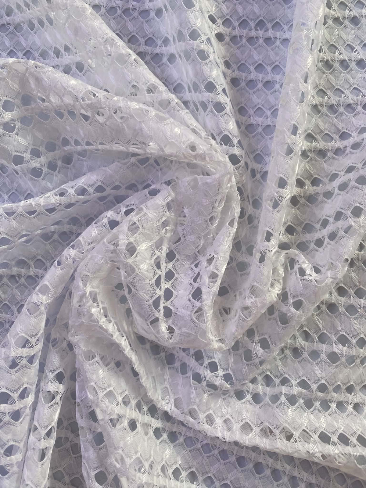 Lattice Stretch Fabric - 100% Polyester - 59" Wide