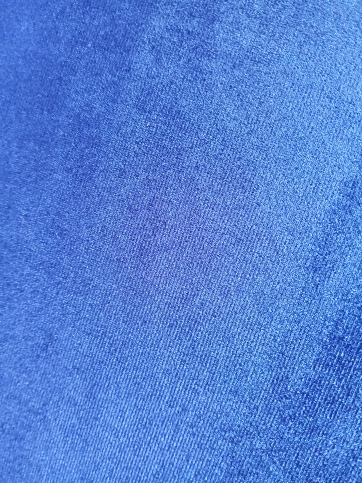 Spandex Velvet - Royal Blue - 59" Wide - Sold By The Metre