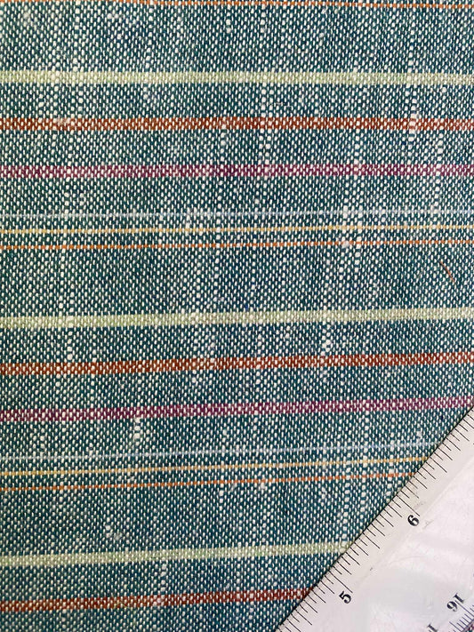 Cotton Linen - Green/Pink/Orange/White/Yellow - 60"Wide - Sold By The Metre