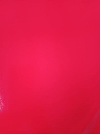 PVC - Red - 55" Wide - Sold By The Metre