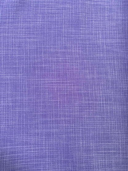 Lilac Textured Linen & Cotton Blend - 56" Wide - Premium Slub Finish - £4.99p/m
