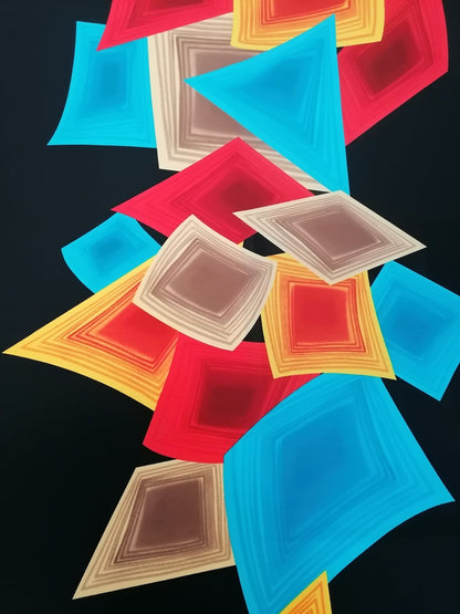 Chiffon - Multi-Coloured - 58" Wide - Sold By the Metre