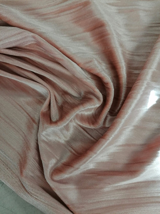 Spandex Velvet Bamboo - Ice Pink - 53" Wide - Sold By the Metre