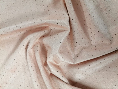 Pin Hole Suede 90% Poly 10% Spandex - Pink - 58" Wide - Sold By the Metre