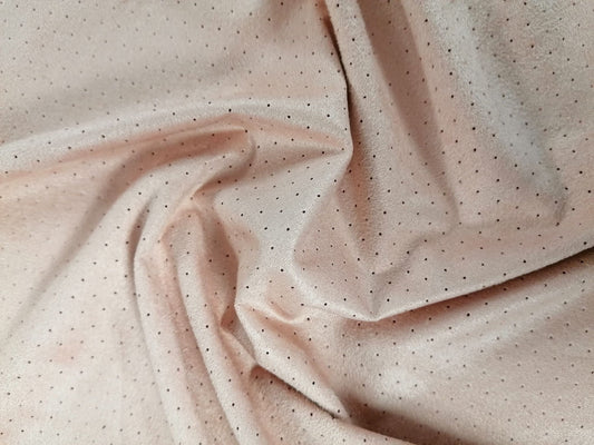 Pin Hole Suede 90% Poly 10% Spandex - Pink - 58" Wide - Sold By the Metre
