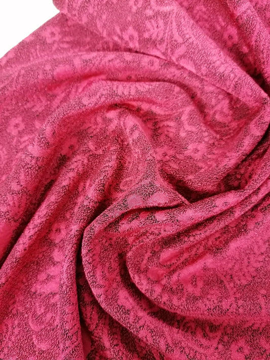 Poly/Lycra - Claret - 57" Wide - Sold By the Metre