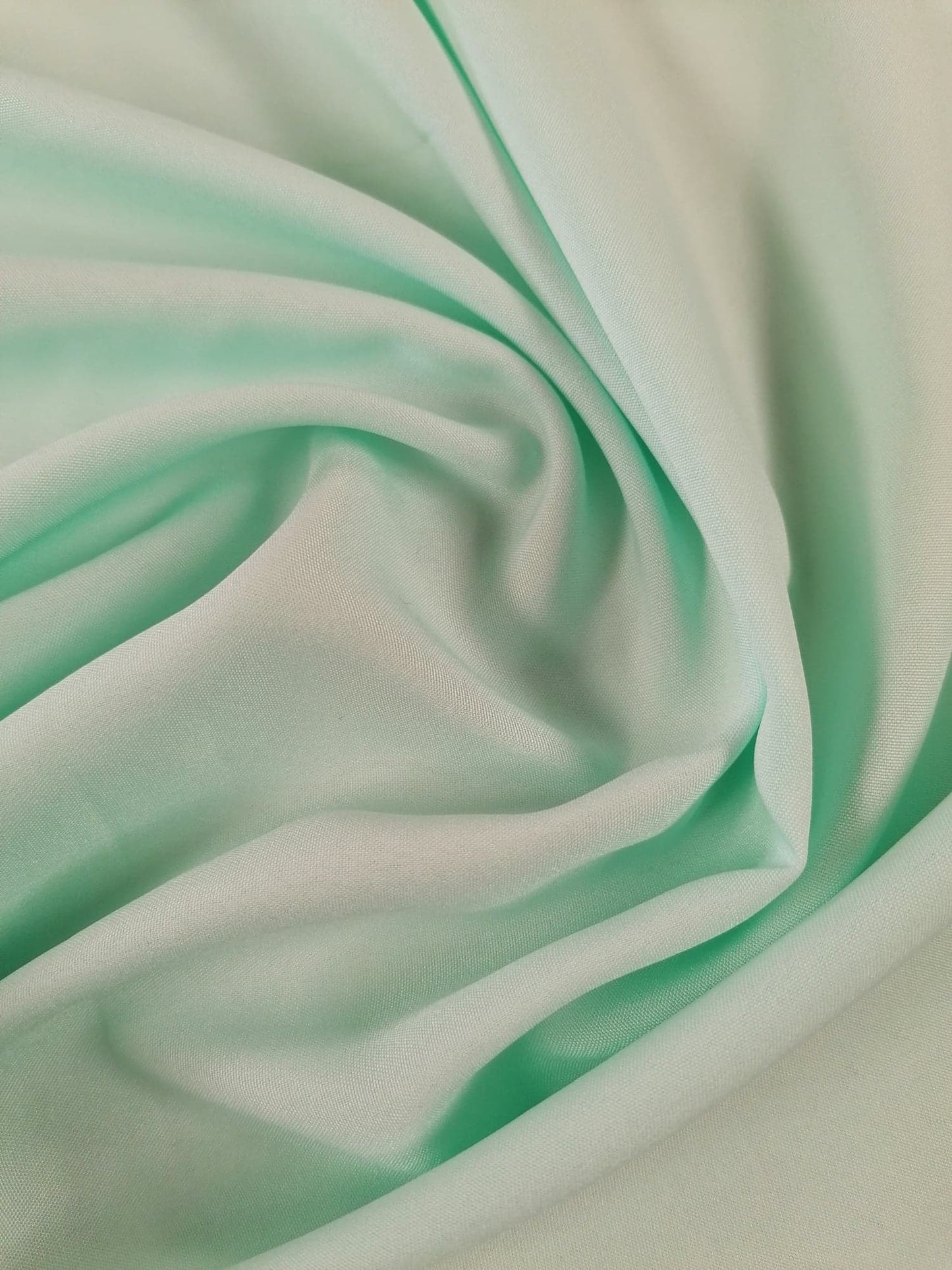 Polyester Soft Touch - Mint - 41" Wide - Sold By the Metre