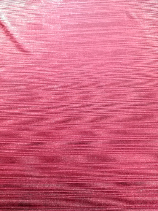 Poly Lycra Foil - Red - 63" Wide - Sold By the Metre