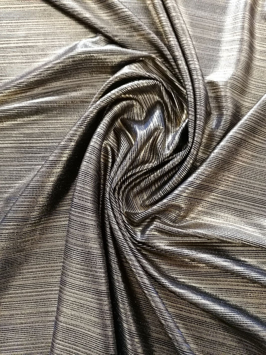 Poly Lycra Foil - Gold - 63" Wide - Sold By the Metre