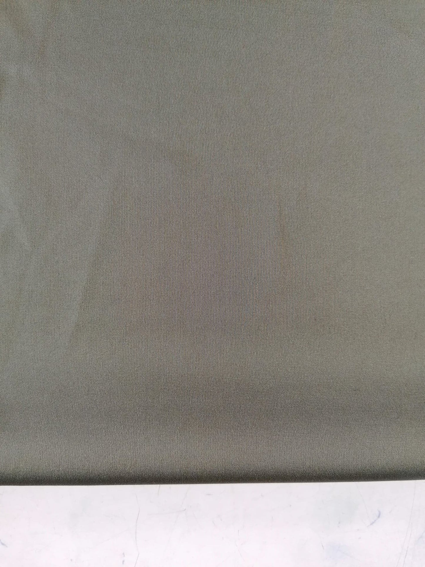 97% Polyester 3% Lycra Satin - Khaki - 60" Wide - Sold By The Metre
